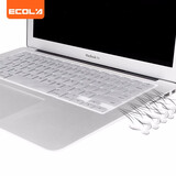 宜客莱苹果MacBook Air11.6英寸笔记本电脑键盘膜 硅胶保护膜防水防尘(A1370/A1465)EA015SSV银色
