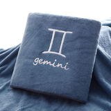 婕茵桐超大号浴巾比毛巾纯棉吸水男女士不掉毛韩版可爱学生洗澡套巾 双子座(5.22-6.21) 33cm*73cm毛巾一条(灰色)