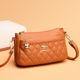 东选中年妈妈包包斜挎包新款潮百搭时尚单肩女士真皮质感小包