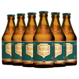 智美（Chimay）绿帽啤酒 330ml*6瓶 修道院精酿 比利时进口 金色烈性艾尔