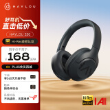 嘿喽（Haylou）【限时补贴】S30主动降噪头戴式耳机 小金标蓝牙5.4无线耳机手机笔记本电脑听歌通话电竞游戏耳麦