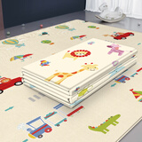 婴之力儿童爬行垫折叠加厚婴幼儿爬爬垫地垫客厅地毯宝宝游戏户外野餐垫 1.76米*0.96米*0.8厘米【可折叠双面 送收纳袋|胖东超市来合作品牌开学学生宿舍床垫幼儿园