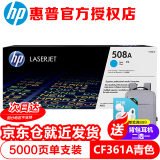 惠普（HP）CF360A 508A/X原装硒鼓 适用M553dn M577dn M576 552DN 508A青色(CF361A)约5000张