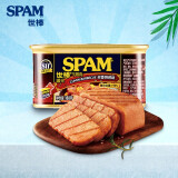 世棒（SPAM）午餐肉火腿罐头烧烤火锅食材方便菜早餐方便食材手抓饼搭档 孜然烧烤188g