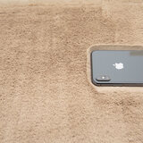 Y U-LIVE轻奢仿兔毛隔凉地毯卧室客厅满铺网红女生房间毛绒撸猫感飘窗长绒 兔毛浅驼色【长毛升级加厚加密】 50cmx160cm【特价款】