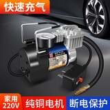 巨木充气泵220V家用打气泵220伏交流电加气泵小型充气机汽车用打气筒 220V家用充气泵+手提包