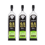 宝克（BAOKE）QX107 活动铅芯0.5mmHB 自动铅笔替芯 30支/瓶 共12瓶/盒