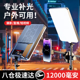 科润乐【充插两用】直播补光灯平板摄影拍摄打光led拍照主播直播间专业美食灯光柔光美颜视频桌面