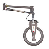 发廊冷烫染发焗油美发加热器烘发机理发店飞碟加速器加热烫发机器 吊式手动版灰色