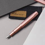 【新春礼物】Kaweco 德国卡维克  德国进口 AL系列 钢笔 铝制系列 书法练字学生礼盒套装 商务男签字笔玫瑰金 F