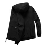 NBHD NASA夹克男大码男装新款春秋季外套男加肥加大码休闲男装潮 黑色（不加绒） 5XL(185-205斤)