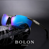 BOLON暴龙太阳眼镜男士高清偏光镜驾驶员开车专用眼镜墨镜骑行镜BL2282 A19枪灰架/蓝色片【偏光镜】