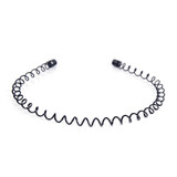QUEENS JEWELRY男士发箍潮男外出隐形运动头箍男生背头洗脸发卡百搭网红发捆 3#气质螺旋
