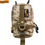 路游（LooYoo）A29装大屏手机穿皮带男腰包工装挂包户外军迷EDC手包配件包证卡包 A29沙漠数码迷彩（按扣版）