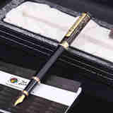 毕加索毕加索 绅士系列纯黑色杆 PS-902  黑镀金雕铱金笔