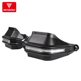 摩多狼摩托车护手罩赛艇春风铃木雅马哈手把挡风罩gw250贝纳利改装配件 黑色一对【不带灯】配工具