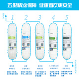 lwo新款艾沃AWU507-5怡而可超滤净水器5级过滤家用厨房净水器 滤芯套装（共5支）