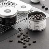 萝西（Loncy） 300粒罐装无蔗糖添加纯黑苦巧克力85%75%高纯可可脂健身散装零食 解馋选0蔗糖罐装300g（共2罐） 罐装