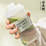 家の物语（KATEI STORY）日本进口冷水壶夏季冰箱冷藏饮料果汁杯户外便携冷淬杯凉水摇摇杯 540ML（一个）