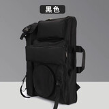 老人头（lotory） 画袋美术袋大容量4K学生用儿童收纳艺考素描画板背包双肩包多功能可背写生画包 4开升级款【大容量】黑色