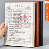 法拉蒙【2本九折】b5工作日志笔记本子2024日程本每日计划要事记录本效率办公会议本文具定制logo 5本混合装（指定颜色联系客服）