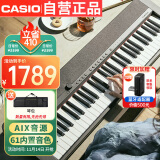 卡西欧（CASIO）电子琴CTS1黑色冰淇淋61键电子琴小仙琴时尚潮玩简易便携款