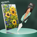 蒙玛特(MontMarte)刮刀15号美术水粉丙烯油画绘画调色刀画画颜料肌理刀尖头铲刀工具套装MCG0063美术写生