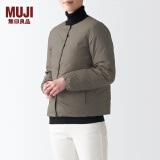 无印良品 MUJI 女式轻量羽绒便携式夹克衫羽绒服短款轻薄女款冬季BDC07C1A 浅灰棕色 S (155/80A)