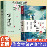 【全2册】名言佳句+句子迷 好词好句好段大全优美句子积累名人名言书经典语录写作素材