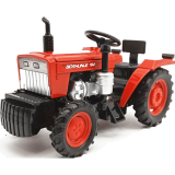凯迪威工程汽车模型合金拖拉机模型农场机械仿真男孩儿童礼品农用玩具车 方头声光版拖拉机-红