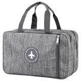 WEEKEIGHT手提游泳包干湿分离运动防水包泳衣收纳包男女健身包大容量洗漱包 浅灰色