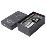 LAMY 凌美lamy德国进口钢笔礼品笔 狩猎者恒星系列 50周年礼盒套装含墨水+墨囊+吸墨器 恒星石墨灰50周年礼盒-F笔尖