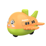 奇森（QISEN）儿童早教玩具按压小汽车滑行快乐小飞机宝宝礼物 【一只】小飞机色随机686P-15