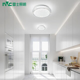 雷士（NVC）过道灯led玄关灯 北欧创意时尚水晶卧室餐厅灯过道走廊衣帽间门厅 12W 满天星圆款  5700K 单只装
