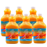 大湖大湖果汁红葡萄汁果蔬汁明朗 2L6瓶1箱100%橙汁