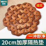 会攸隔热垫大号砂锅垫竹制餐桌垫杯垫木制汤锅垫碗垫防水防烫防滑垫