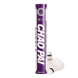 超（CHAO） 超牌紫超羽毛球比赛精选优质刀翎鹅毛球三拼软木球头稳定好耐打 紫色 1筒 12个 紫超比赛球-76