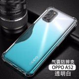 AOYAMIC  适用于oppoa72手机壳a52/a92s保护套5g新款全包防摔透明硅胶壳简约个性超薄壳 OPPO A52【透明白】保护镜头 气囊防摔壳