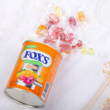 印尼进口FOX'S霍士水晶糖透明糖混合水果味儿童水果汁硬糖零食罐装 混合水果味180g