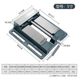 美科（MYTEC）美式精密平口钳 小型台钳固定台虎钳台钻高精度钻床夹具家用桌面 5寸平口钳【贈螺栓】