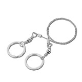 工途（Gongtu）便携式金属钢丝锯 绳锯 线锯 户外手拉万用野外手工钢丝绳 线锯