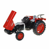 凯迪威 工程汽车模型 1:18合金拖拉机模型农场机械仿真男孩儿童礼品农用玩具车（颜色随机）