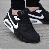 耐克（NIKE）官方男鞋 新款Max 90气垫缓震耐磨增高运动鞋休闲低帮跑步鞋 大指挥官/黑白配色 39 245