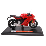 美驰图1:18 摩托车 模型 机车川崎h2r模型 玩具 仿真 跑车男生礼物 杜卡迪SUPER S
