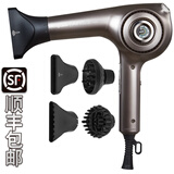 二重魚（double fish）韩国进口电吹风机家用负离子冷热风记忆功能jmw电吹风专业家庭发廊发型师专用造型美发工具 JMW吹风机【标配香槟金】+风罩