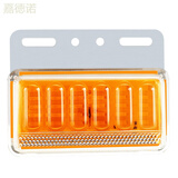 6D货车半挂车边灯大货车lLED边灯汽车侧灯24v腰灯强光防水超亮照 5D升级款(超亮型)24V黄色