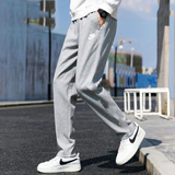 耐克（NIKE）官网官方 舰店男装 2025夏新款宽松运动裤裤子休闲长裤直筒卫裤 063/针织/全棉/直筒/拍小两码 L (175/80A)