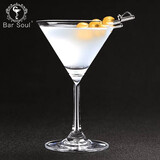 酒吧灵魂 鸡尾酒杯套装 百款无铅水晶玻璃杯调酒杯 专业酒吧杯子 马天尼杯 标准大号马天尼 200ml