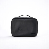 imblu洗漱包女生男士旅行出差手提化妆包大容量便携干湿分离防水收纳袋 亮黑色