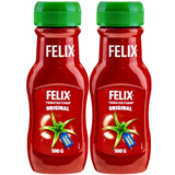 菲力斯瑞典进口原味番茄酱披萨拌面番茄酱薯条蘸酱调味番茄沙司500ml*2